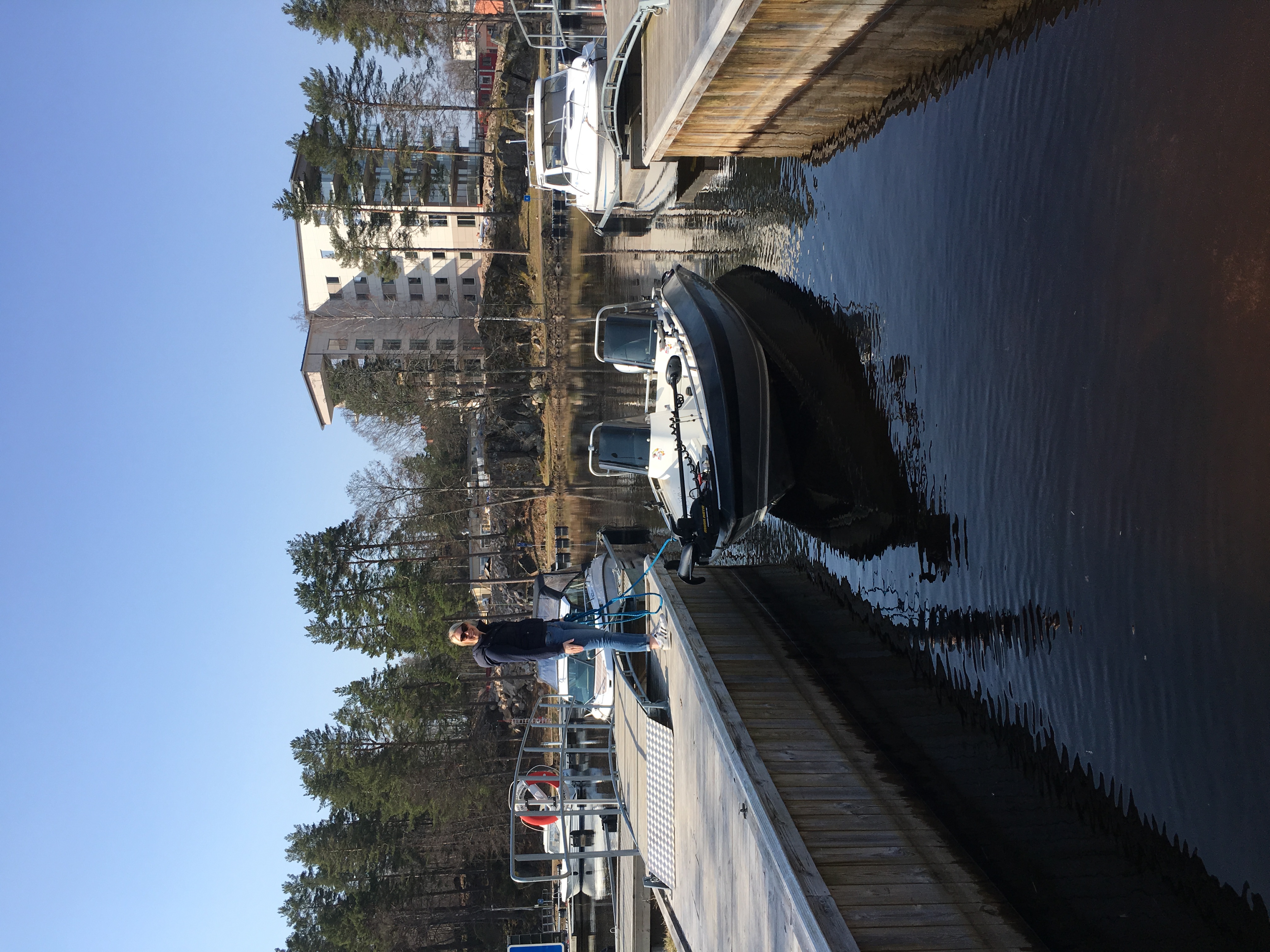 Foto av sommen tranås hamn