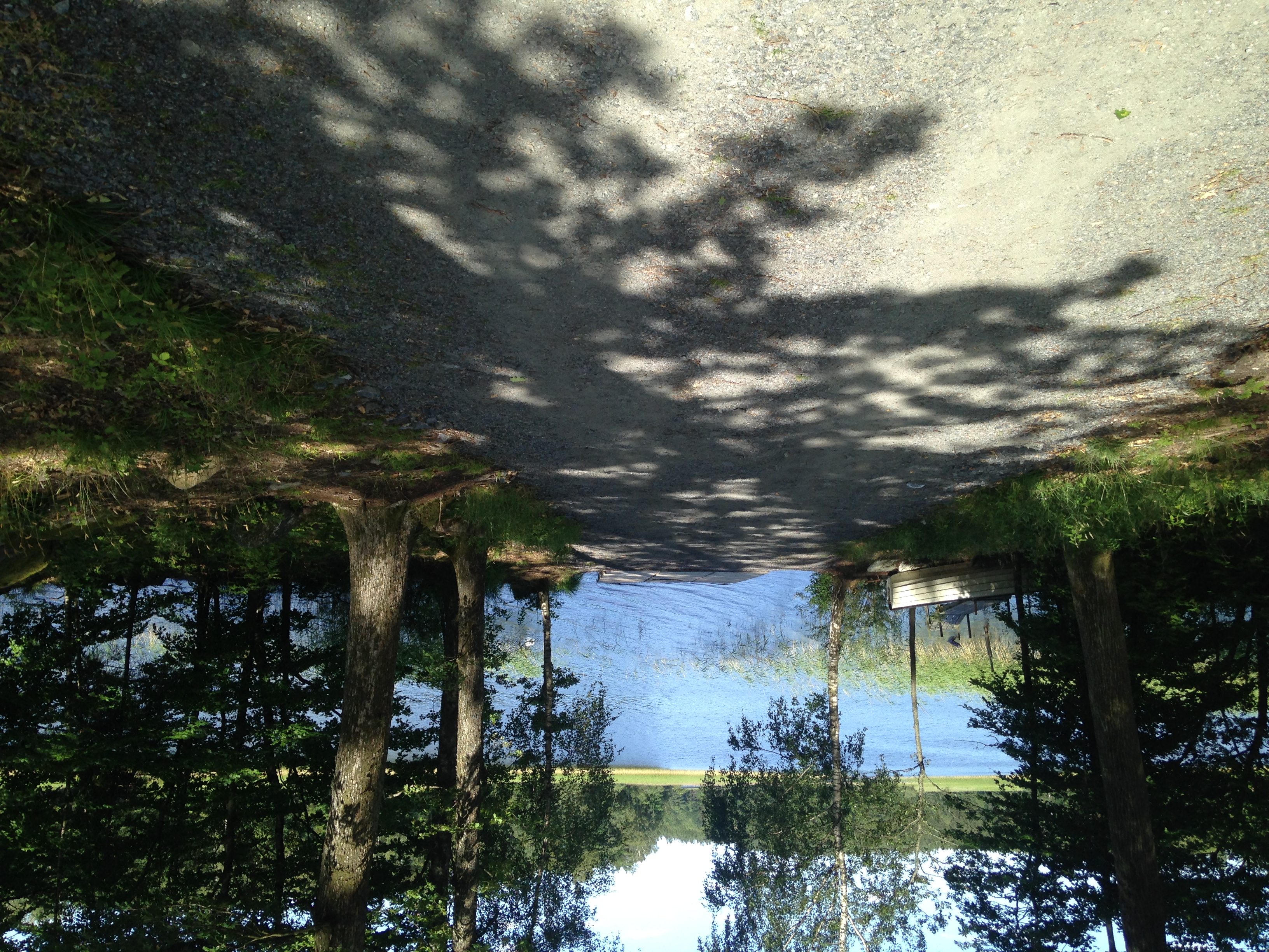 Foto av Öresjön, Marks komun. Desarehult Gångemad 6 Berghem.